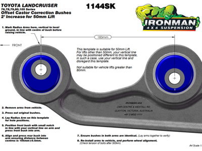 Toyota LC Caster Correction Bush